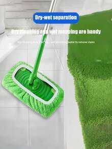 1pc/5pcs Reusable Flat Mop Pads, Suitable For Dry & Wet Cleaning, Replaceable Mop Cloth - Multicolor - View 5