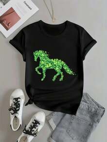 Camisetas de mujer - Negro - Ver 2