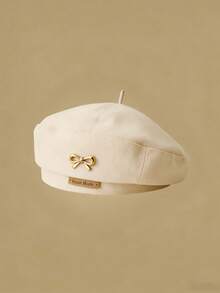 Mũ beret thời trang cho những buổi đi chơi hàng ngày, hẹn hò cà phê và phong cách đường phố sành điệu., Mùa hè, Đi biển, Mũ - Nhiều màu - Xem 4