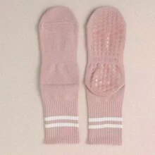 4 đôi tất yoga nữ chống trượt có chấm bám, thích hợp cho Pilates - Nhiều màu - Xem 11