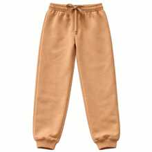 SET OF 2 UNISEX CHILDREN'S SWEATPANTS - BEIGE aND CARAMEL - View 4