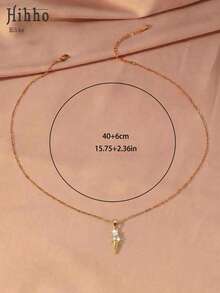 1 chiếc vòng cổ hình viên đạn/hình nón đính đá Zirconia, thiết kế nhọn 3D, một viên đá Zirconia chính và các viên kim cương nhỏ xung quanh, hình viên đạn tượng trưng cho lòng dũng cảm, sức mạnh, cá tính, phù hợp cho phụ nữ đeo hàng ngày. - đầu đạn - Xem 7