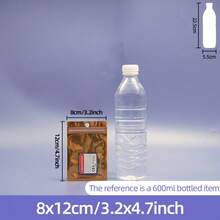 100个金色单面透明塑料拉链袋，可重复使用，适用于零食、咖啡、坚果、糖果、香料、干果、卡片、水晶等食品包装，带挂孔，可密封，适用于节日、庆典、生日、婚礼、派对、礼品包装等场合。 - 金色 - 查看 18