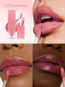 Dasique Moisturizing Lip Tint, 3.5g, Lightweight Color, Long-Lasting Shine, Non-Sticky | Vegan, No Animal Testing, Nourishing Hydration, High Pigmentation, Long-Lasting, Valentine's Day Heart-Shaped Gift - 23Sweety Pink - 查看 5
