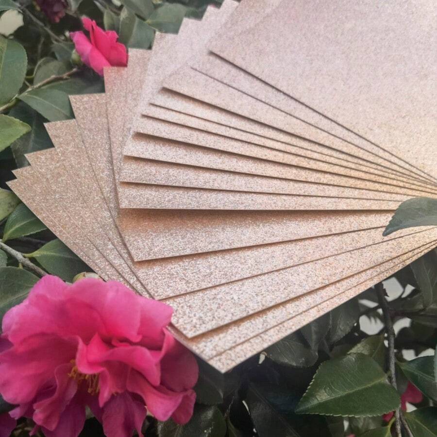20pcs Champagne Gold Glitter Paper, A4 Size 29.7cm*21cm, 250gsm, Shimmery Texture, Suitable For Party, Wedding, School Decoration, Invitation Cards, Greeting Cards And DIY Crafts