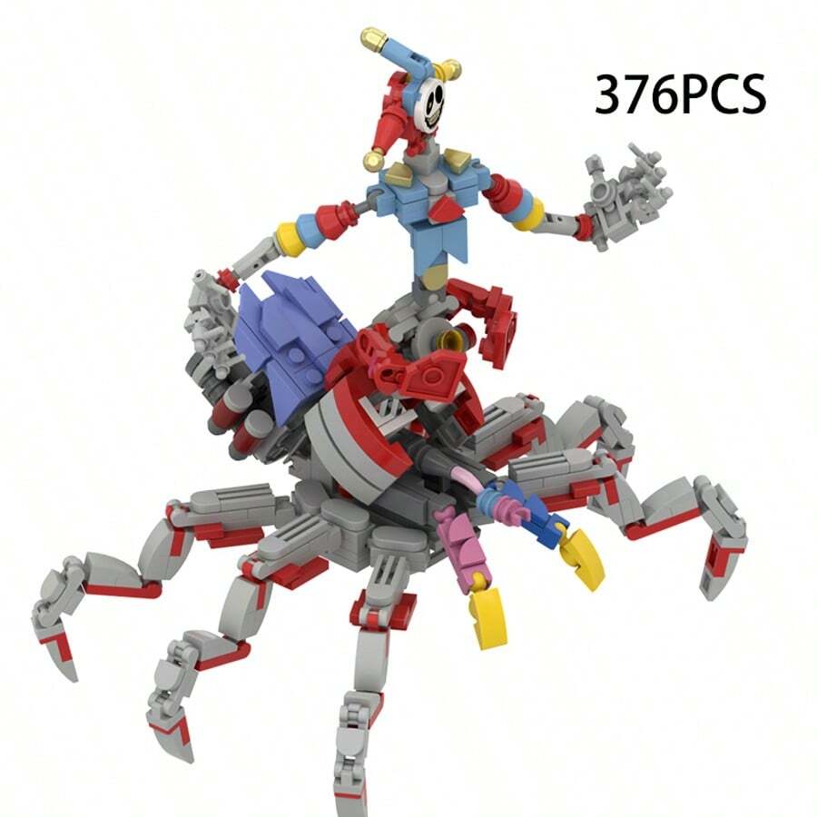 New Playtime Series 5 Peripheral Toys, Building Blocks, Action Figures, Gifts - Spider-clown (Type B) - View 1