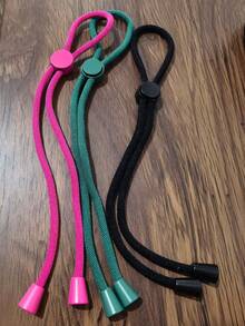 5pcs/2pcs Adjustable Hair Tie Hair Ties For Afro Puffs, Ponytails, Curly Hairstyles - Basic Hair Scrunchies For Girls ,Head Piece ,Hair Rope Hair Accessories Head Accessories Rubber Bands - 彩色 - 查看 4