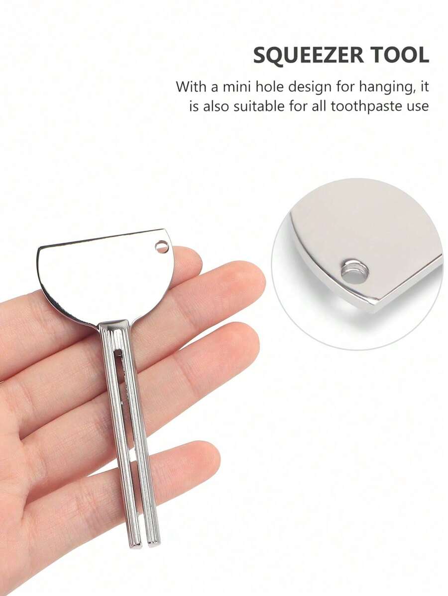 1 cái dụng cụ bóp kem đánh răng bằng thép không gỉ, dụng cụ phân phối thuốc nhuộm tóc, dụng cụ bóp tuýp kem đánh răng, dụng cụ bôi thuốc nhuộm tóc - Nhiều màu - Xem 1