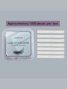 980pcs Eyelash Curler Pads, Professional Eyelash Curling & Shaping Tool, Ultra-Thin Skin-Friendly Material, Durable Structure, Eyelash Extension Accessory - White - View 4