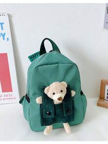 Teddy Bear Backpack Kid Backpack, Custom Name Backpack,Embroidered Name School Bag For Girl Boy,Children Backpack,Gift Birthday Child - Teddy Bear Backpack - View 14