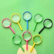 3X Magnifying Glass, Plastic Frame Design, 60mm Colorful Cartoon Kids Handheld Magnifier For Science Experiments, Plant Observation, Exploration - Children's Magnifying Glass - View 2