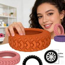 8Pcs Premium Silicone Luggage Wheel Protectors Universal Suitcase Caster Covers Noise Reduction Anti-Wear Rubber Replacement Accessories For Travel Essentials Cruise Vacation Must Haves Travelers Men Women - 彩色 - 查看 2