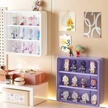 Hộp trưng bày mô hình ngẫu nhiên tỷ lệ 1/120, tủ trưng bày treo tường, kệ trưng bày mô hình bằng acrylic trong suốt, hộp đựng đồ chơi búp bê chống bụi, không cần khoan. - Nhiều màu - Xem 13