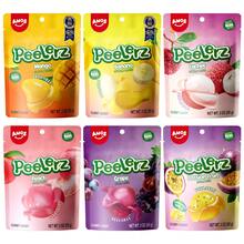 AMOS Peelerz Soft Chewy Fruit Snack Sweets 6 Bags Mango Peach Banana Grape Passion Fruit Lychee Flavor Peelable Gummy Candy - 6 PCS(Mango+Banana+Lychee+Peach+Grape+Passion Fruit) - View 8