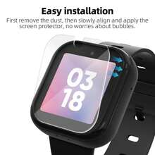 2 Packs Tempered Glass Screen Protector Compatible With SyncUP Kids Watch 2, High Definition, Anti-Scratch, Tempered Glass Film - Clear - View 4
