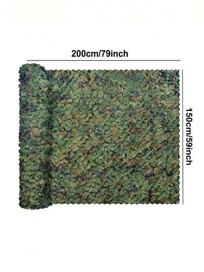 6.5英尺 x 4.9英尺 / 13.3英尺 x 9.8英尺 迷彩网、军用遮阳网、狩猎、军事装饰、派对、射击