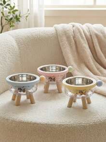 1 bát nâng cao Dopamine hai lớp chất lượng cao, bát đựng thức ăn và nước chống tràn cho mèo và chó - Nhiều màu - Xem 8