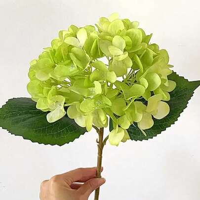 1/3 bó hoa cẩm tú cầu nhân tạo mùa xuân/hè dài 15,75 inch, cành hoa cẩm tú cầu bằng lụa sống động như thật, thích hợp cho văn phòng, tiệc tùng, đám cưới, phòng ngủ, trang trí nhà cửa, làm vật trang trí bàn, sử dụng được quanh năm.