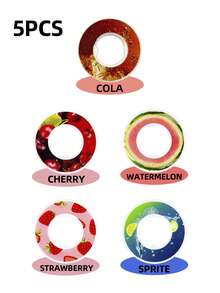 3/5 buah Pod Pengharum Botol Air, Cincin Pengharum Botol Air Bentuk Bulat, Pod Pengharum Gelas Air Kreatif untuk Olahraga Luar Ruangan - MultiWarna - View 18