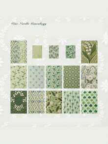 28pcs/Pack Vintage Embossed Embroidery Themed Decorative Paper Notebook Scrapbooking Supplies - Paper Embroidery - View 18