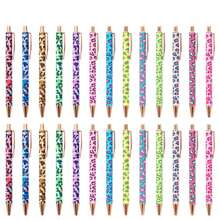 New Arrival Hot Stamping Ballpoint Pen, Creative Cute Girl Leopard Print Design, Pressurized Metal Body, Multi-Color Refill 1.0mm, Leopard Print Series - Multicolor - View 11