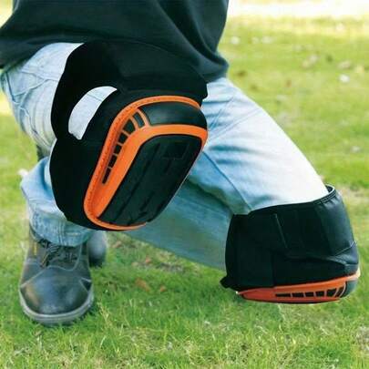 Heavy-Duty, Durable Professional Knee Pads; Durable, Comfortable, Non-Slip Foam Gel Knee Pads - Featuring Non-Slip Foam And Adjustable Straps For A Secure, Snug Fit. The Hard Shell Is Abrasion-Resistant, Impact-Proof And Puncture-Resistant, Whilst Remaining Comfortable And Breathable.