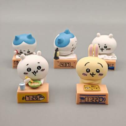 K-Awaii Usagi Inspired Decorative Figurine With Delicate Cartoon Styling Ideal For Desktop Ornamentation Shelf Display Home Interior Decoration Personal Collection Study Space Beautification And Themed Scene Matching Random Delivery