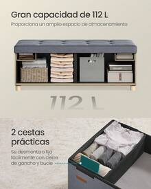 Bancos de almacenamiento - Gris Oscuro - Ver 6