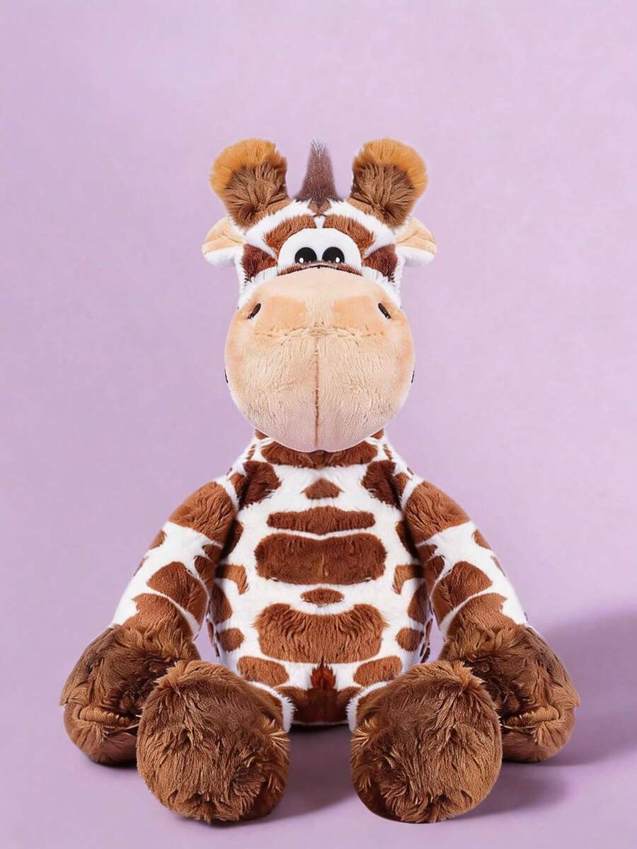 POKOJA LAND 1 pieza Muñeco de peluche adorable de jirafa, muñeco de animal de la jungla de 30 CM de tamaño mediano, animales de peluche, jirafas suaves y abrazables, regalo perfecto para el cumpleaños de amigos o coleccionistas, suave, decoración del hogar navideña, decoración del hogar, decoración acogedora del sofá, regalo de Navidad, regalo de cumpleaños/festividad, regalo de Navidad, regalo de estilo navideño de cumpleaños, regalo de Halloween, regalo perfecto para el cumpleaños de amigos, muñeco de peluche - Amarillo - Ver 1