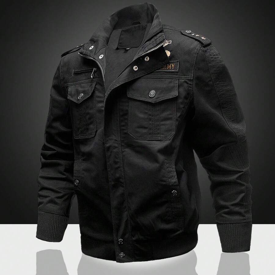 Men Sports Jackets - Black - View 1