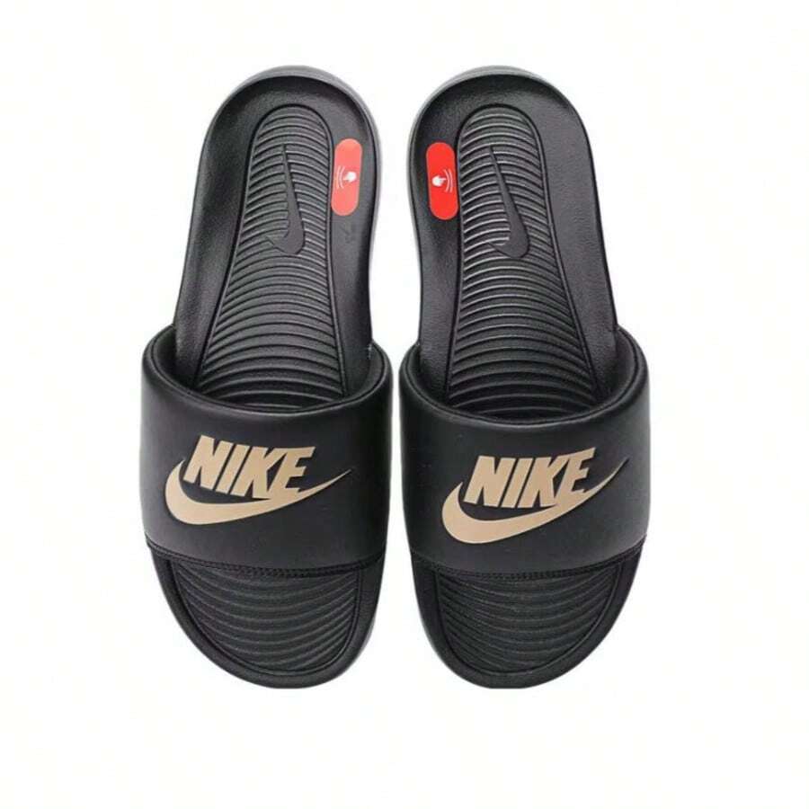 Nike VICTORI ONE SLIDE 男女通用沙滩凉鞋、运动休闲拖鞋 - 棕色 - 查看 1
