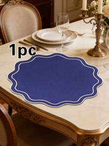 1/2/4 piezas Manteles individuales de tela bordada para fiestas, adecuados para decoración de mesa de boda, manteles de tela de estilo europeo minimalista y elegante para Navidad, Día de San Valentín, Acción de Gracias, Día de la Madre - Multicolor - Ver 45