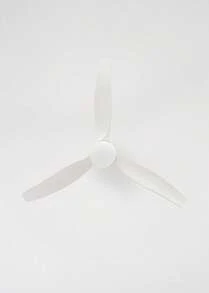 Create Quạt trần 40W không gây tiếng ồn, cánh quạt ABS, động cơ màu gỗ sáng, CÓ ĐÈN - Cỡ M (Ø132cm) (diện tích phòng 10m²-25m²) - Giao hàng 24/48h đến Tây Ban Nha lục địa - CHẠY ÊM ÁI - Màu trắng + Điều khiển từ xa - Xem 3