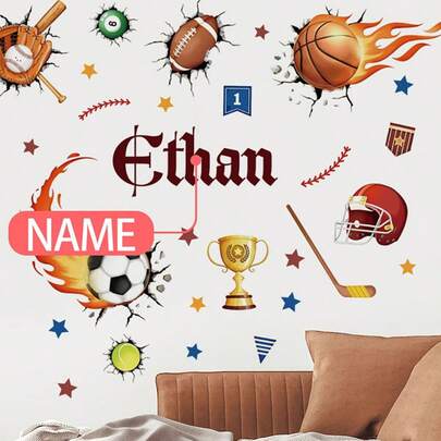 Hình dán tường tên chủ đề thể thao, xây dựng, bút chì, nghệ thuật dán tường, trang trí phòng trẻ sơ sinh, trang trí phòng cho bé gái, đồ dùng tiệc mừng em bé chào đời, trang trí tường phòng trẻ sơ sinh, trang trí phòng trẻ em, phòng ngủ trẻ em, đồ dùng phòng ngủ bé gái, phòng bé gái, trang trí phòng ngủ bé gái, trang trí phòng bé gái sơ sinh, đồ dùng cho bé gái sơ sinh