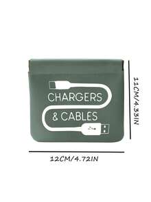 Túi đựng cáp dữ liệu hình chữ cái có dây chun, túi tự dán, túi sắp xếp cáp dữ liệu, túi đựng mỹ phẩm, móc khóa di động, hộp đựng son môi, túi đựng đồ du lịch, quà tặng cho bạn bè và gia đình, hộp quà nhỏ, thích hợp làm quà sinh nhật, Ngày của Mẹ, Ngày của Cha và Ngày Nhà giáo. - Nhiều màu - Xem 8