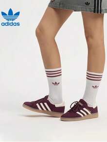 Adidas BALONMANO Zapatillas clásicas deportivas y casuales para hombre y mujer (Clover) - Burdeos - Ver 2