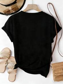 Women T-Shirts - Black - View 3