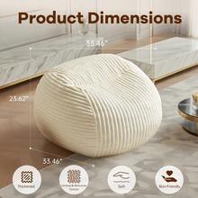 Bean Bags - White - View 3