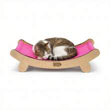Luxury Cat Bed - Comfortable, Durable, And Warm, Made Of MDF - 粉紅色床 - 查看 7