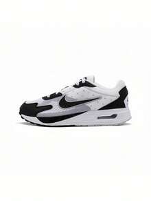 Nike AIR MAX SYSTM SOLO氣墊男士運動鞋訓練緩衝跑步鞋 - 黑與白 - 查看 1