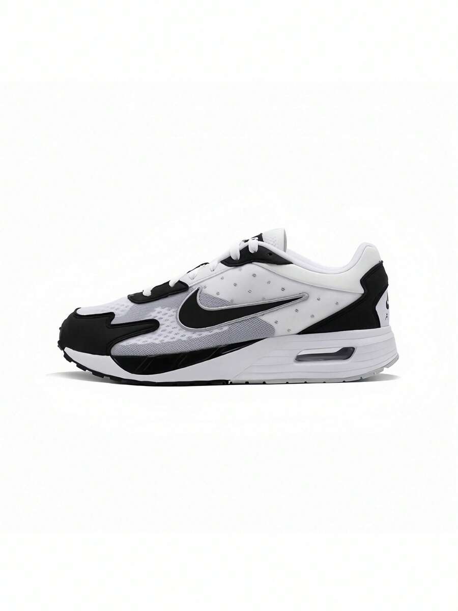 Nike AIR MAX SYSTM SOLO氣墊男士運動鞋訓練緩衝跑步鞋 - 黑與白 - 查看 1