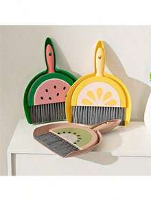 1 pieza Juego de mini escoba de escritorio, herramienta de barrido de escritorio, juego de escoba y recogedor pequeño, herramienta de limpieza de escritorio de oficina, limpieza compacta y portátil, herramienta de limpieza de escritorio - Multicolor - Ver 1