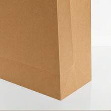 5/10/25/50pcs Natural Kraft Paper Bags, Sturdy And Reusable Bags Suitable For Baking, Milk Tea, Coffee, Gifts, Party Favors And Various Small Presents - True Color - View 9