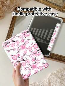 Ayotu 1 件装樱花图案平板电脑保护套和 Kindle 电子阅读器保护套，兼容 iPad Air 8 (M4) 2026 (11/13 英寸)、第十代、Air 4/Air 7/9.7 英寸、Galaxy Tab A9 Plus、Kindle（第十一代 - 2024 年发布）（6 英寸）、Kindle Paperwhite 第十二代 2024，时尚简约的节日礼物 - 彩色 - 查看 8