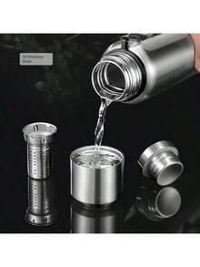 Bình nước giữ nhiệt bằng thép không gỉ - Dung tích lớn, chống rò rỉ và dễ mang theo, có thể dùng làm cốc cà phê, cốc trên xe hơi, cốc nước, thích hợp cho các hoạt động ngoài trời, leo núi, cắm trại, thể thao và du lịch - Có nắp đậy, cũng có thể dùng làm cốc nước, vật dụng cần thiết cho mùa tựu trường. - Nhiều màu - Xem 2