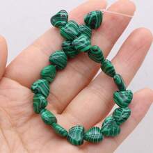 1pc Natural Stone Heart-Shaped Semi-Precious Beads For Jewelry Making - Heart-shaped Beads - View 20