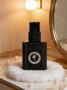 15毫升闪亮香水喷雾瓶，可重复灌装的奢华水晶喷雾瓶，闪光玻璃香水喷雾器，手工水晶瓶，防漏香水喷雾瓶，旅行香水瓶，晚宴派对香水喷雾，旅行必备 - 彩色 - 查看 9