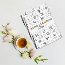 1pc Minimalist Structure ADHD Cleaning Notebook - Functional Home Organization Journal With Daily & Weekly Schedules, Visualized Task Lists, Decluttering Challenges And Motivation Tracking, Spiral Bound Cleaning Zone Log Book, Suitable For Neurodivergent Adults And Home Organization Enthusiasts To Manage Daily Cleaning Tasks - Rectangle - View 5