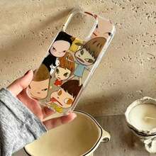 Full-Wrap Retro Niche Clock Character Portrait Illustration Phone Case Compatible With Apple Phone 17ProMax/17Air/Phone16ProMax/15ProMax/14Pro/13Pro/13/12ProMax/12 - Multicolor - View 3