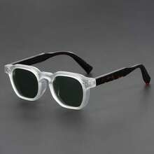 Bohemian Retro Fashion Glasses, Men's Polygon Frame High-Quality For Outdoor Travel, Beach Accessories, Summer Beach Vacation, Outdoor Activities - Multicolor - View 10